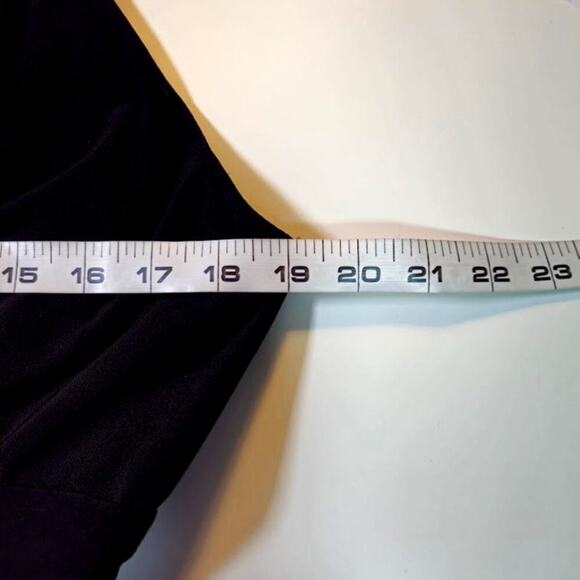 Evan Picone Halter Dress Women Size 6 Black Event Feminine Dramatic Cocktail - Picture 6 of 9